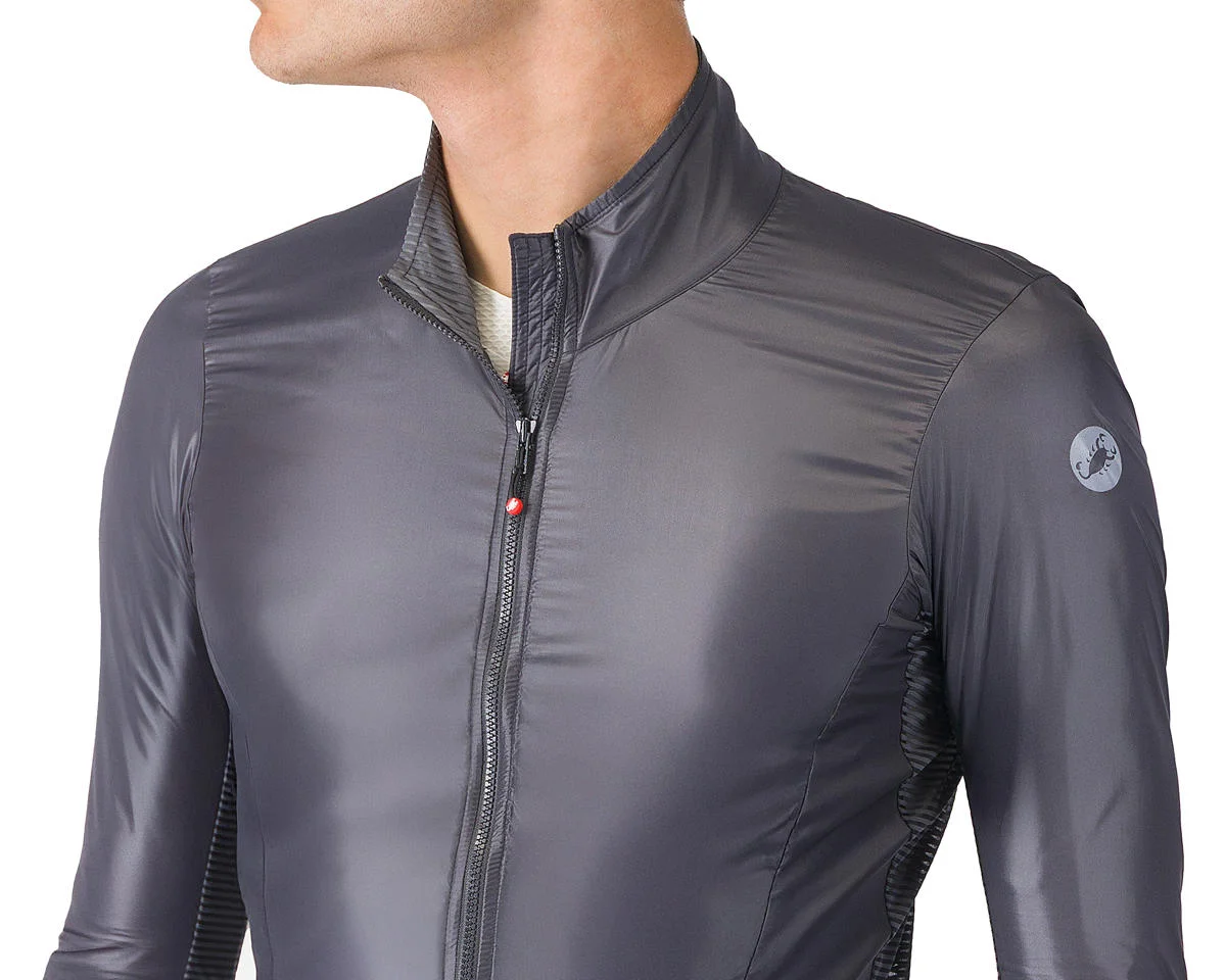 Castelli Aria Shell 2 Jacket (Dark Grey) (2XL) - view 3